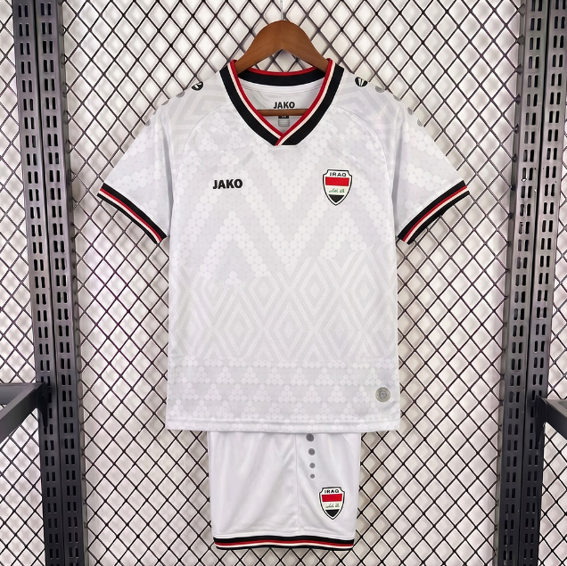 2026 FIFA World Cup Iraq Home Kids Soccer Kits Shirt with Shorts